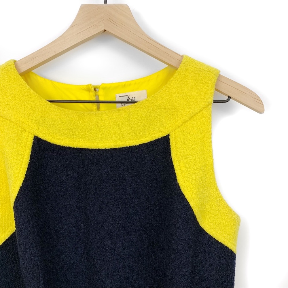 Milly yellow and navy dress - Picture 1 of 4